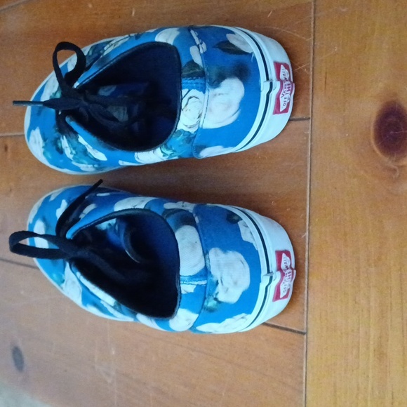 Vans Blue With With Flowers - Picture 5 of 6
